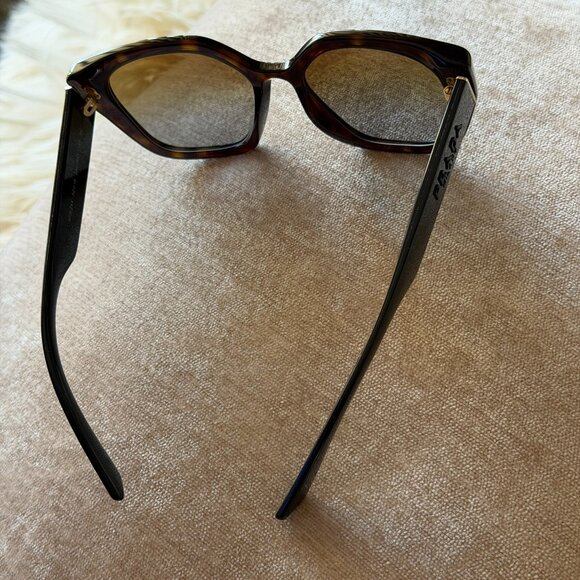 Prada SPR 24X Tortoise Square Sunglasses - Picture 2 of 6